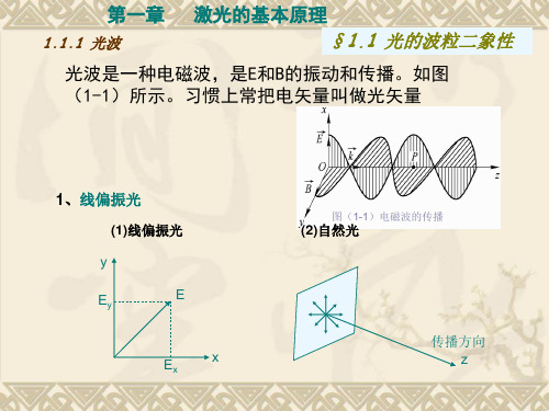 激光原理1.1光的波粒二象性