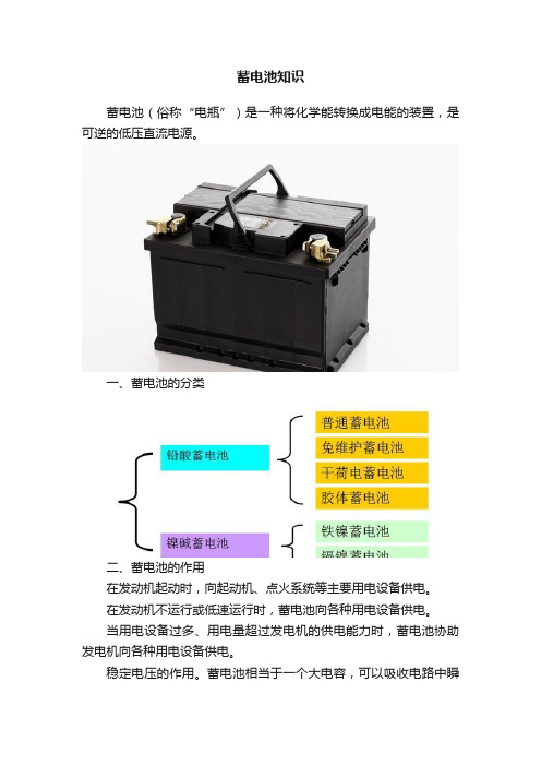 蓄电池知识