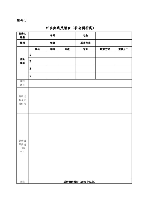 社会实践附件