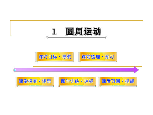 2.1圆周运动课件(教科版必修2)