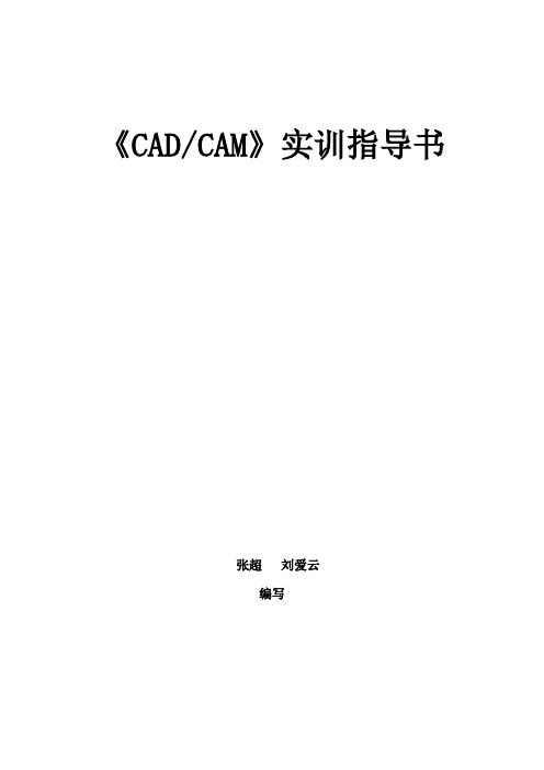 CADCAM应用实训指导书