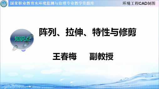 阵列、拉伸、特性、修剪PPT资料优秀版