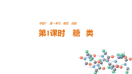 高中化学苏教版选修五 5.1.1  糖类 油脂 糖类(共11张PPT)