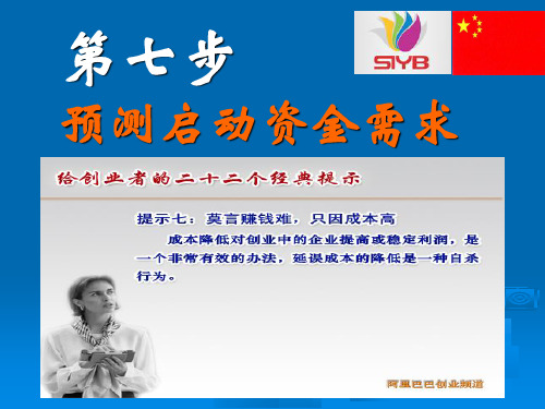 预测启动资金需求(ppt 31页)