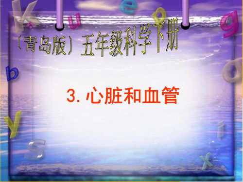 心脏与血管 青岛版科学五年级下册ppt课件(“心脏”相关文档)共10张