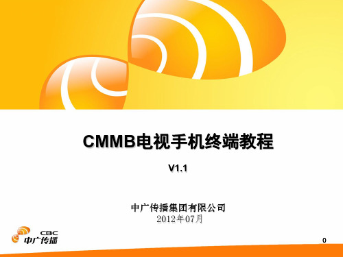 CMMB移动电视零售教程V101(福建)