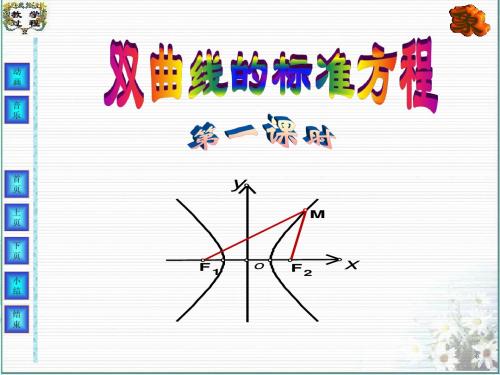 双曲线的标准方程(1)