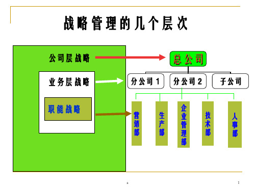 业务层战略PPT课件