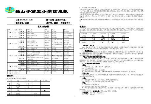 独山子第五小学信息报