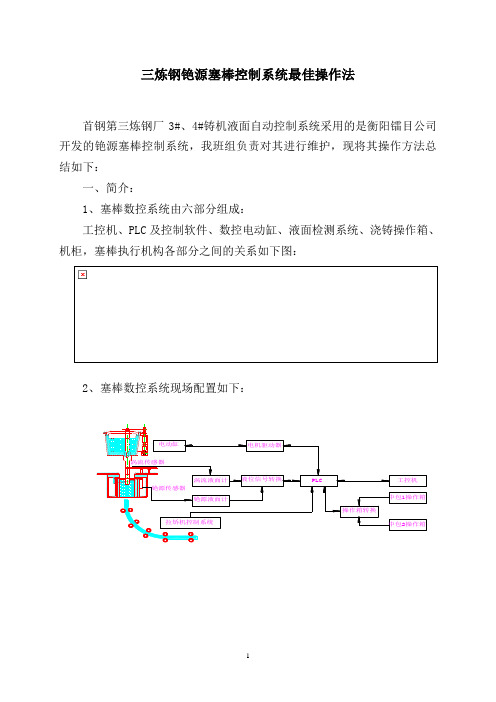 三炼钢铯源塞棒控制系统