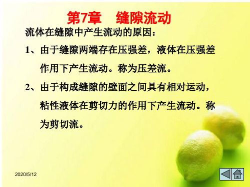 第7章_缝隙流动