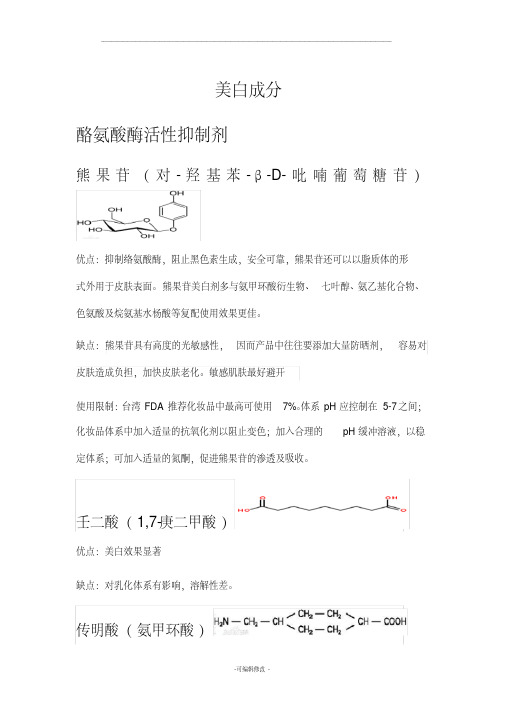 美白成分