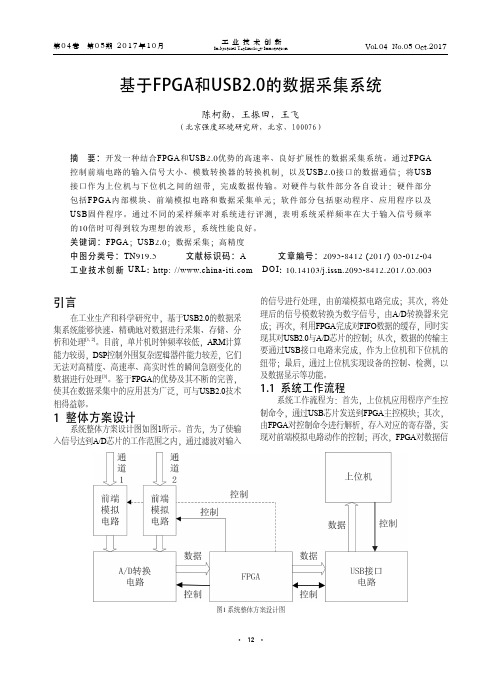 基于FPGA和USB2.0的数据采集系统