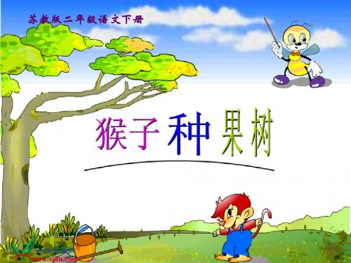 苏教版二年级语文下册《猴子种果树_3》PPT课件