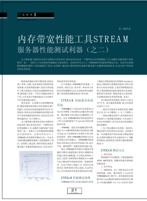 内存带宽性能工具STREAM服务器性能测试利器_之二_