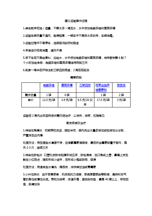 羊应激具体操作