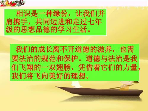 我上中学了PPT课件10 粤教版(27张)