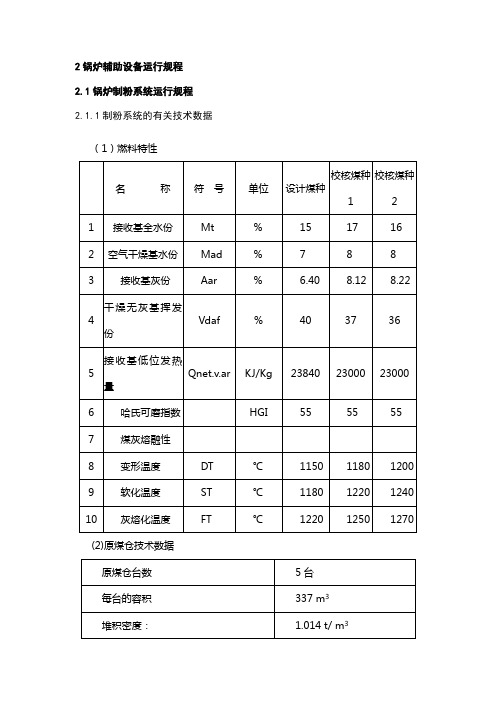 MPS190磨煤机规程