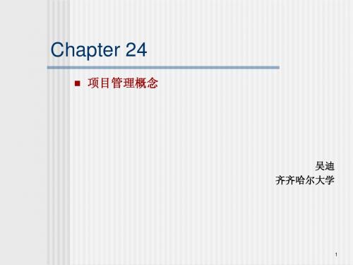 软件过程与管理24项目管理概念120419
