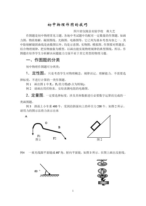 物理作图的技巧