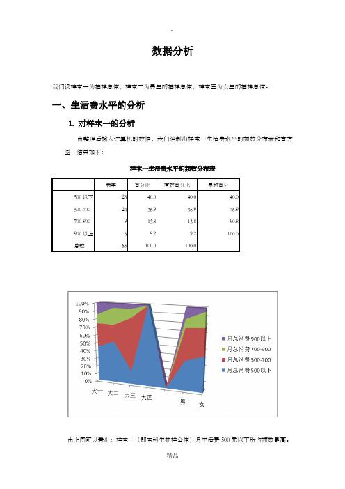 调查结果与分析报告附数据整理分析报告总结报告