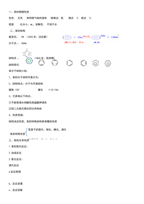 卤代烃芳香烃知识点总结