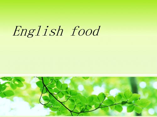 English food