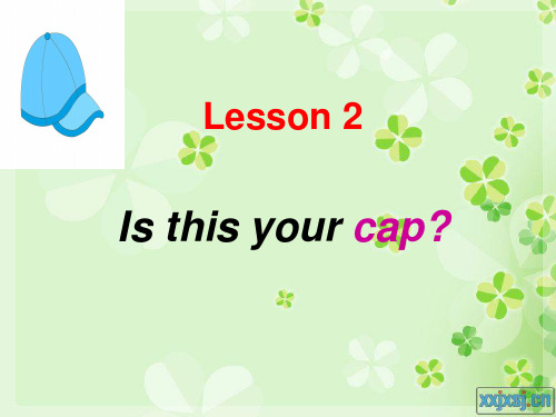 Is_this_your_cap 这是你的帽子吗