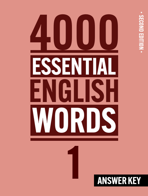 4000_Essential_English_Words_1_Answer_Key