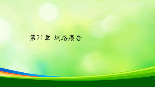 网络广告培训教材(ppt 72页)