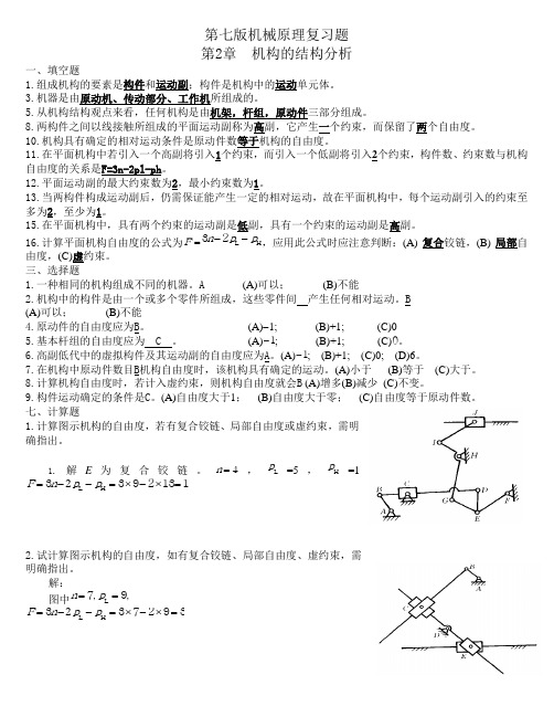 徐州工程学院机械原理题库