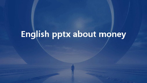 English pptx about money