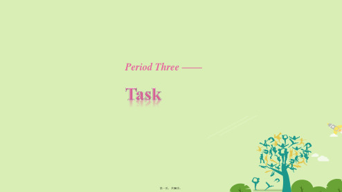 (江苏专用)高中英语Unit3Tomorrow’sworldPeriodThreeTaskPartⅠ