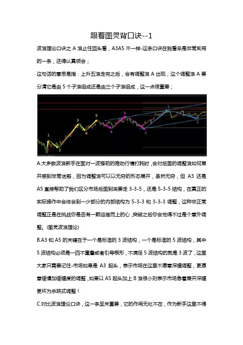跟着图灵背口诀--1