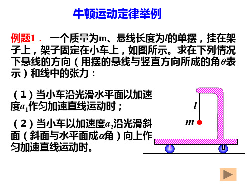 动力学例题(供参考)