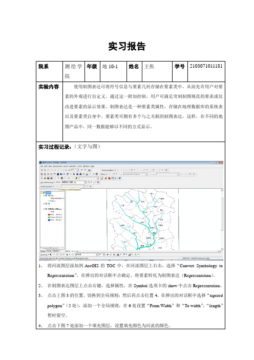 河流分析的实习报告