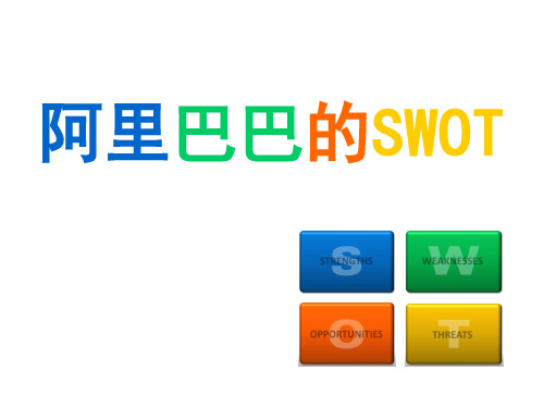 阿里巴巴集团swot分析