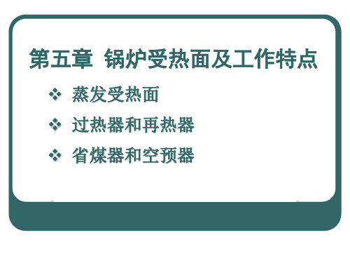 第5章 锅炉受热面汇总