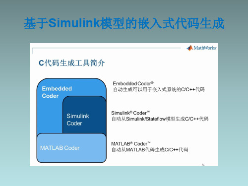 基于Simulink模型的嵌入式代码生成