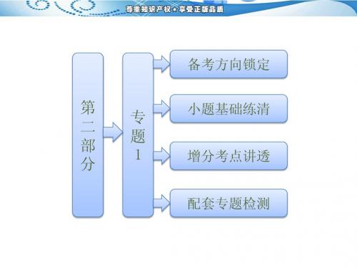 第二部分 专题1 分类讨论思想