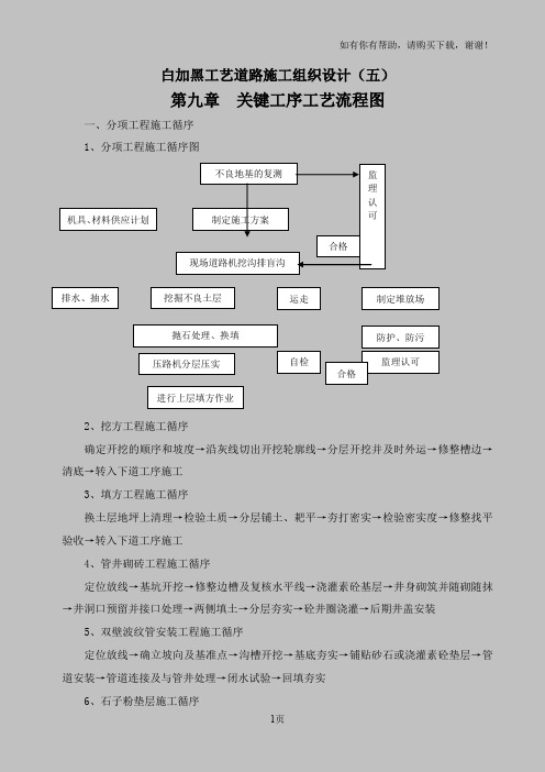 白加黑工艺道路施工组织设计五