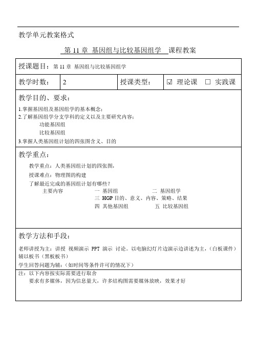 分子生物学-16-1-基因组与比较基因组学