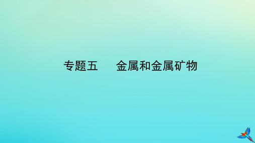 (陕西专用)2019版中考化学一练通第一部分中考考点扫描模块一身边的化学物质专题五金属和金属矿物教学课件