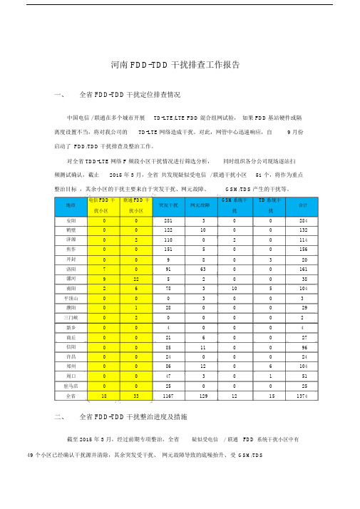 TDD干扰排查工作报告.docx