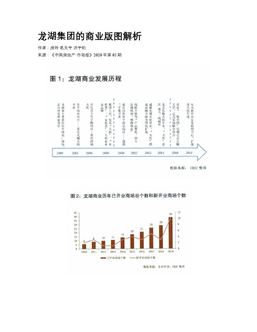 龙湖集团的商业版图解析