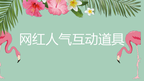 2020网红互动道具资料介绍