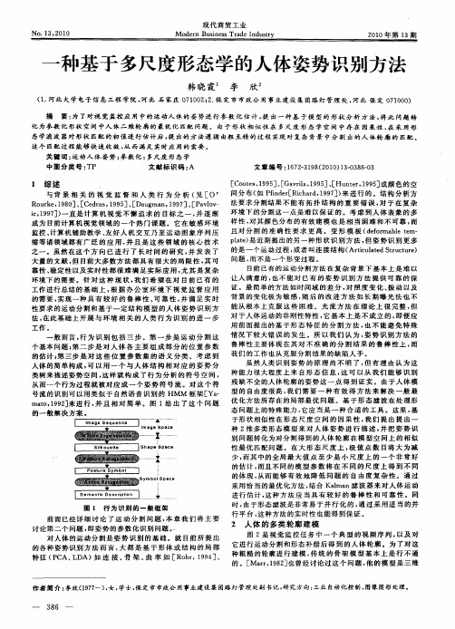 一种基于多尺度形态学的人体姿势识别方法