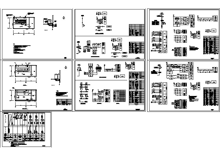 某高压完整一二次电气设计方案cad图