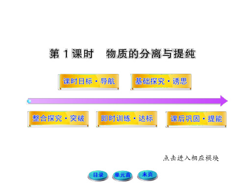 物质的分离与提纯