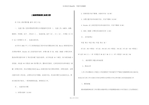 二级质控检查汇总表文档